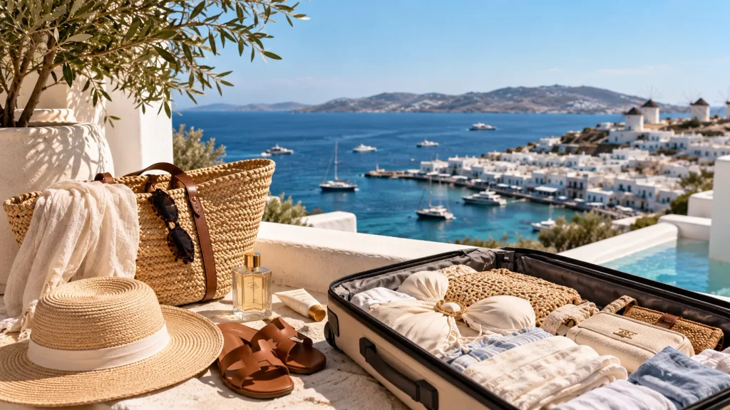 Inpaklijst voor een vakantie naar Mykonos